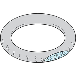 lekkage O-ring explosion after decompression